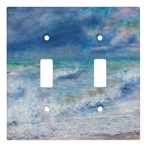 Blue Seascape by Renoir Light Switch Cover