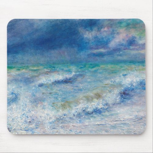 Blue Seascape by Renoir Mouse Pad