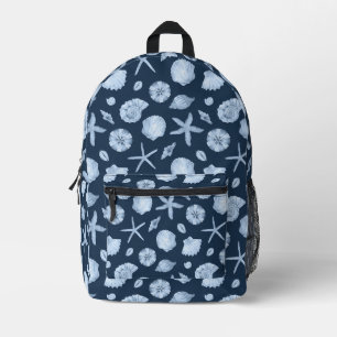 Blue Seashell Backpack