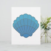 Blue Seashell Mosaic (Standing Front)