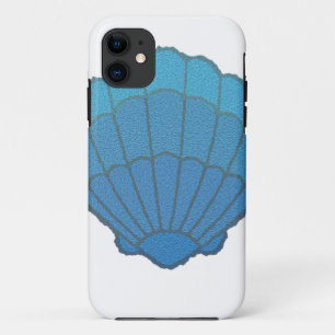 Blue Seashell Mosaic iPhone 11 Case