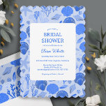 Blue Seashells Pattern Beach Wedding Party Custom Envelope<br><div class="desc">A beautiful seashell pattern decorates the inside of this custom envelope. Customize this wedding invitation envelope with your return address details. You can change everything from the fonts, the colors and all the details. Check my shop for matching items like invitations, RSVP enclosures, thank you cards, table number cards, signage...</div>