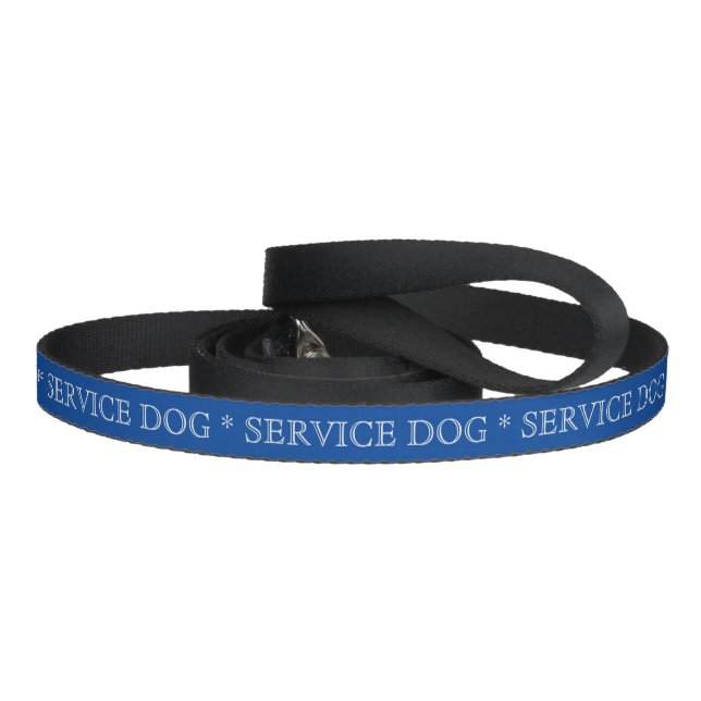 Blue Service Dog Pet Leash (Handle)
