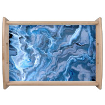 Blue Serving Tray