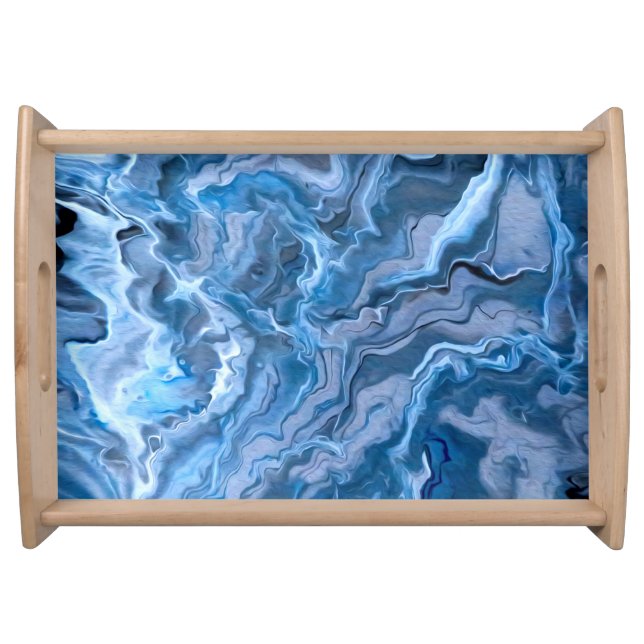 Blue Serving Tray (Front)