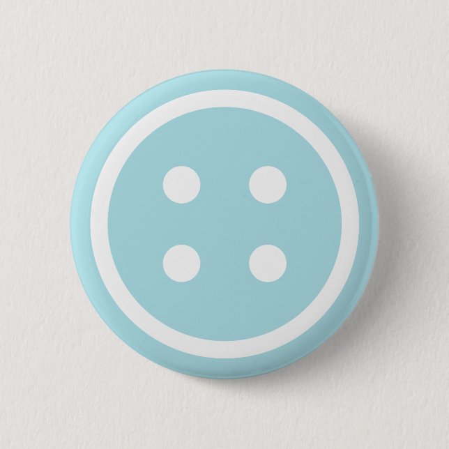 Blue Sewing Button (Front)