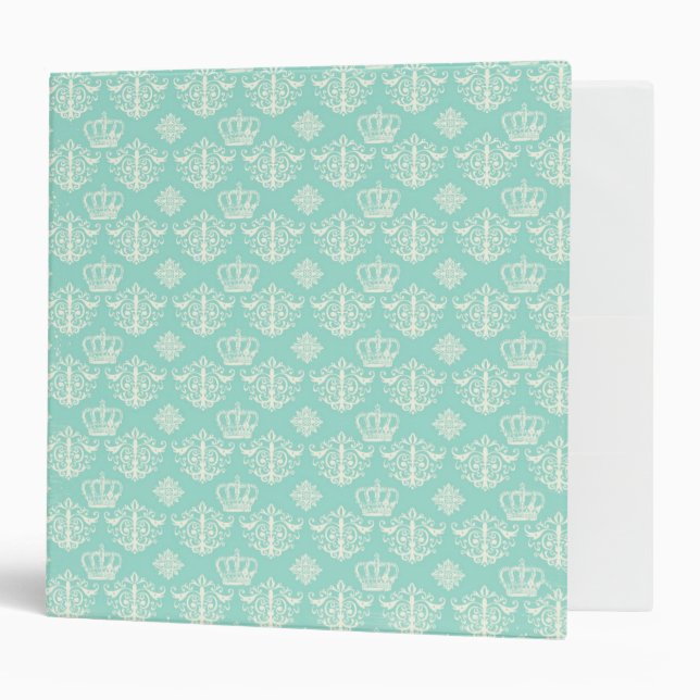 Blue Shabby Chick 2" Ring Avery Signature Binder (Front/Inside)