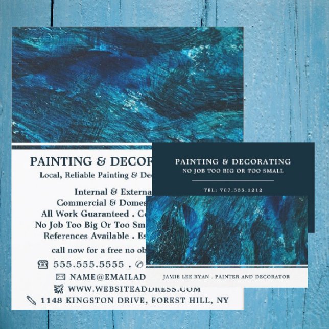 Blue Shade, Painter & Decorator Advertising Flyer (Creator Uploaded)