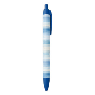 Blue Shades Abstract Bridal Shower Pen