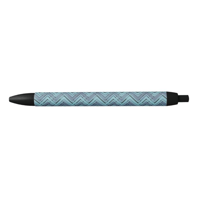 Blue shades chevron pattern pen (Front)