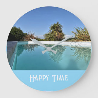 Blue Shades Clock