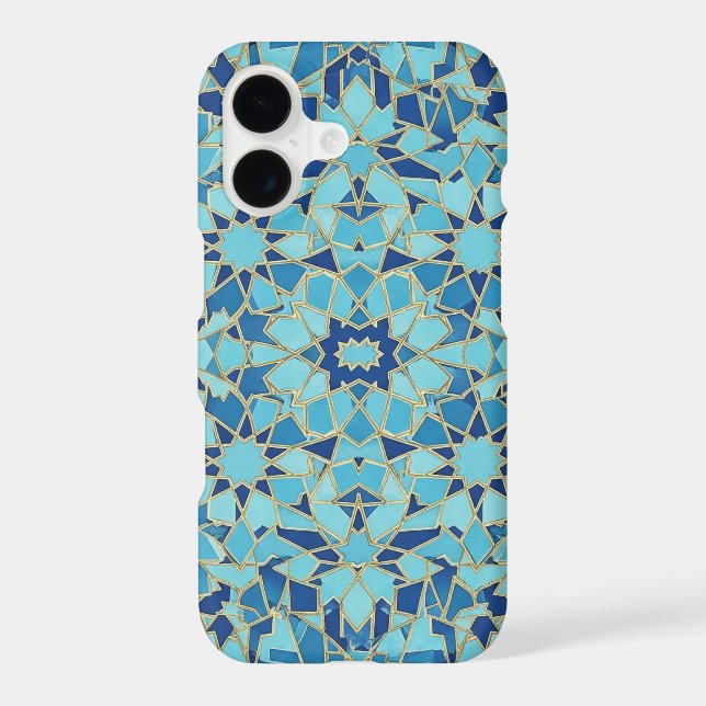 blue shades mosaic Case-Mate iPhone case (Back)