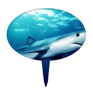 Blue Shark Cake Topper