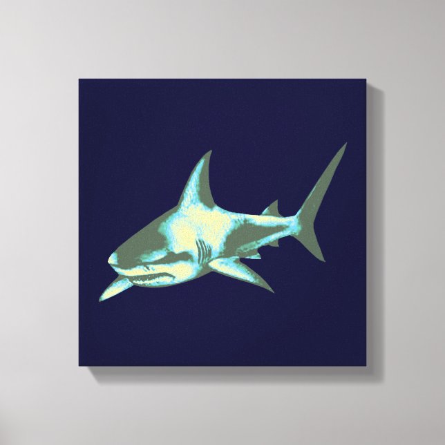 blue shark decor (Front)