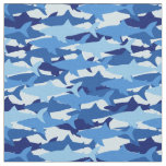 Blue Shark Pattern | Monogram Fabric