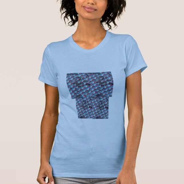 Blue,Shark T-shirt (Front)