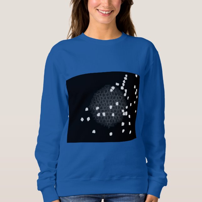 Blue Shattered Sweatshirt (Front)