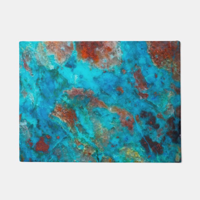 Blue Shattuckite Doormat (Front)