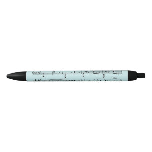 Blue Sheet Music Pen