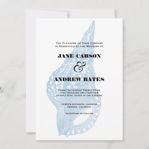 Blue Shell Invitation