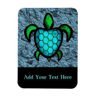 Blue Shell Turtle Customizable  Flexi Magnet