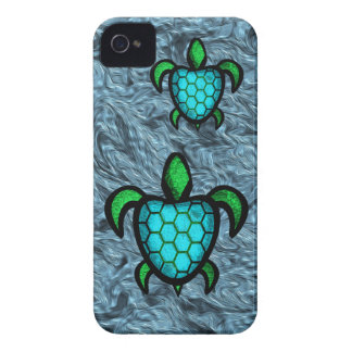 Blue Shell Turtle iPhone Case