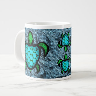 Blue Shell Turtle Jumbo Mug