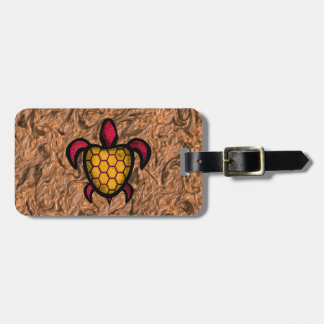 Blue Shell Turtle Luggage Tag