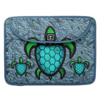 Blue Shell Turtle MacBook Pro Flap Sleeve