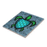 Blue Shell Turtle Tile