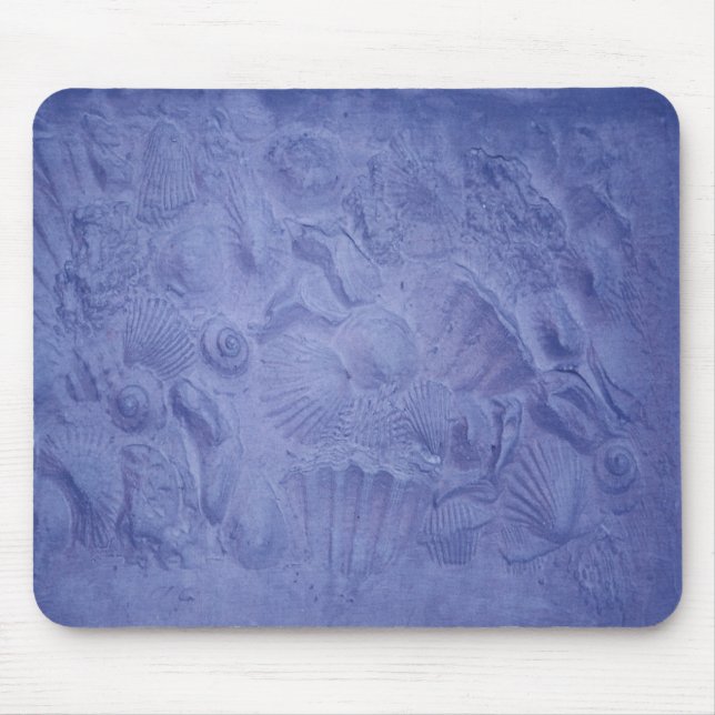 Blue Shells Mouse Pad (Front)