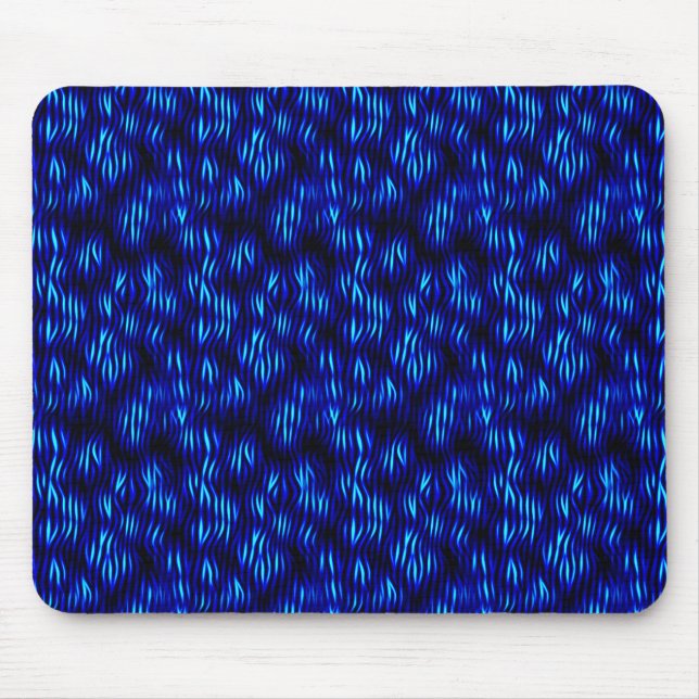 Blue Shimmer Mouse Pad (Front)