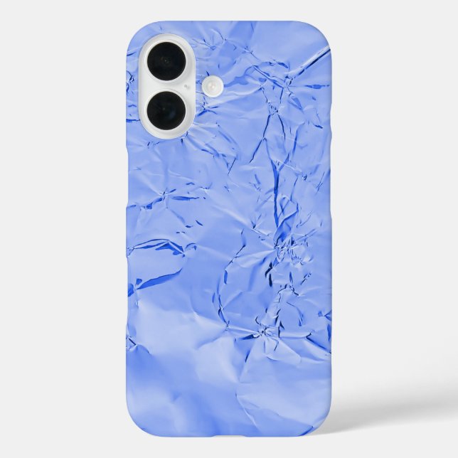 blue shiny foil Case-Mate iPhone case (Back)
