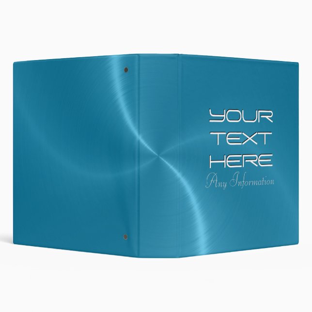 Blue shiny stainless steel metal binders (Background)