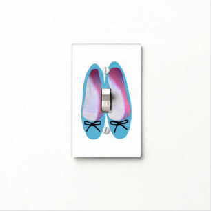 Blue Shoes Light Switch Cover