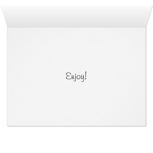 Blue Shopping Spree Money Enclosed (Inside Horizontal (Bottom))