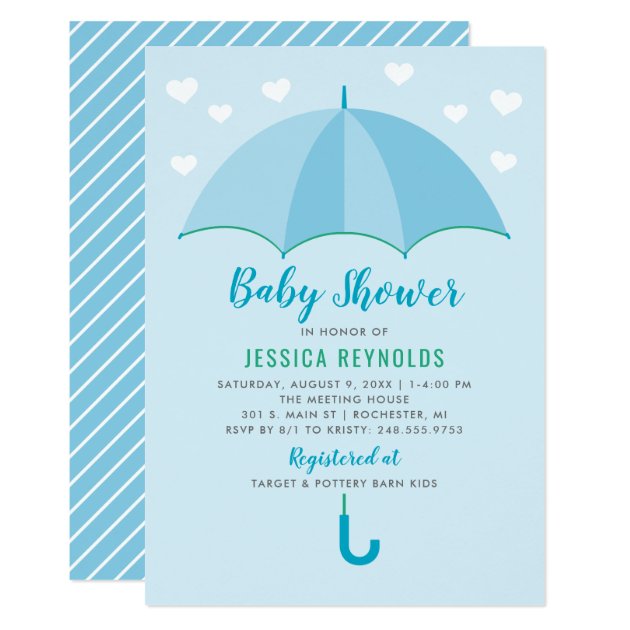 showered with love baby shower invitations