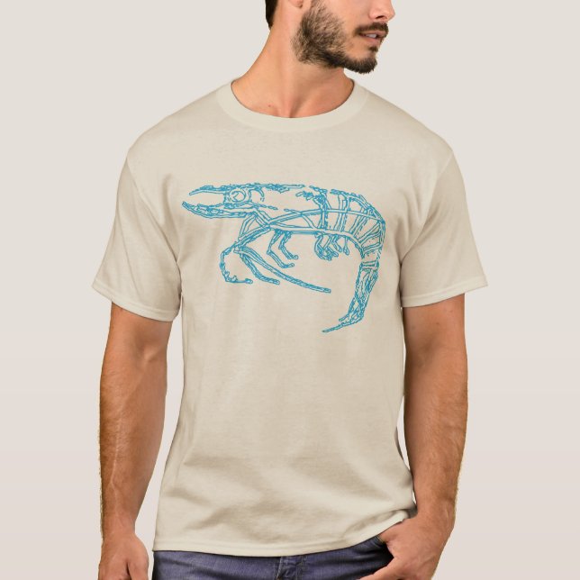 Blue Shrimp T-Shirt (Front)