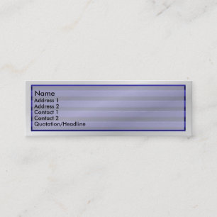 Blue Shutter Transparent Profile Card