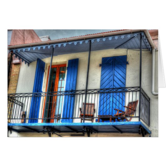 Blue Shutters Cards (Front Horizontal)