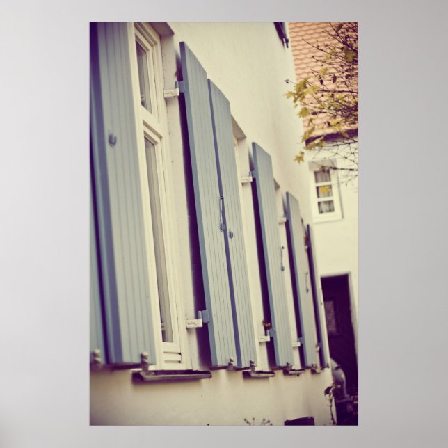Blue shutters poster (Front)