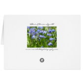 "Blue Siberian Squill" Cards (Back Horizontal)