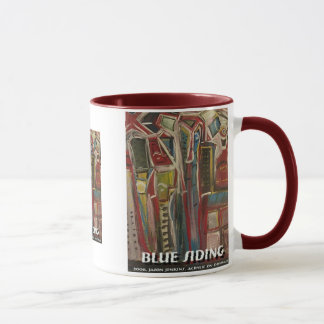blue siding mug