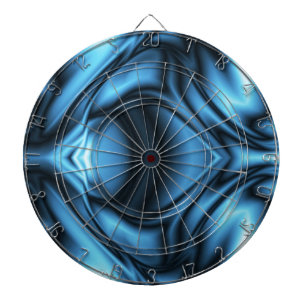 Blue Silk wave Dart Board