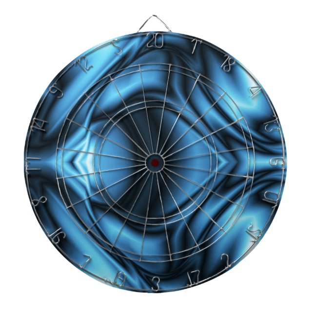 Blue Silk wave Dart Board (Front)