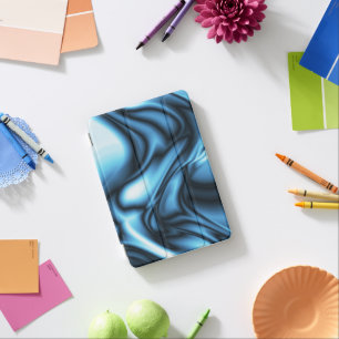 Blue Silk wave iPad Mini Cover