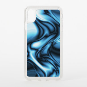 Blue Silk wave Speck iPhone XS Max Case