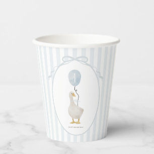 Blue Silly Goose Paper Cup