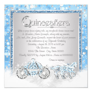 Cinderella Quince Invitations 10