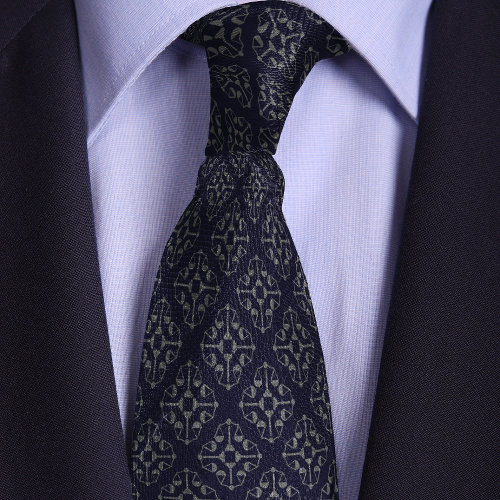 Blue & Silver Justice Scales Attorney Neck Tie